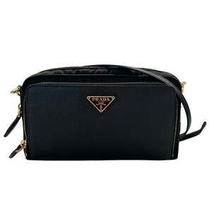Prada PRADA Women's Handbag, Designer Shoulder Bag, Nylon and Leather Wallet,...